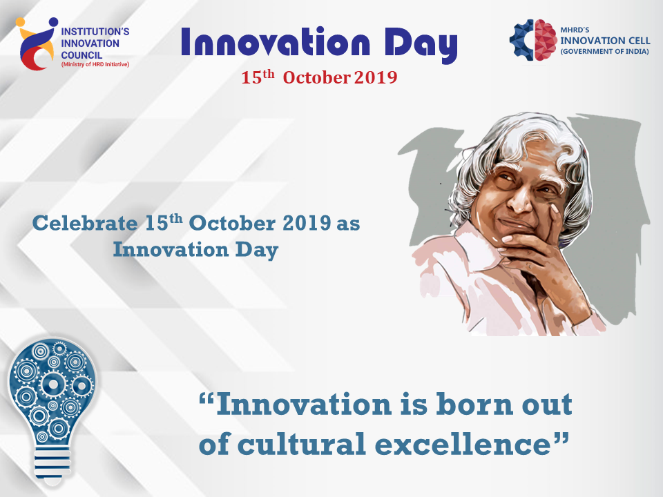 Innovation Day SJB INSTITUTE OF TECHNOLOGY